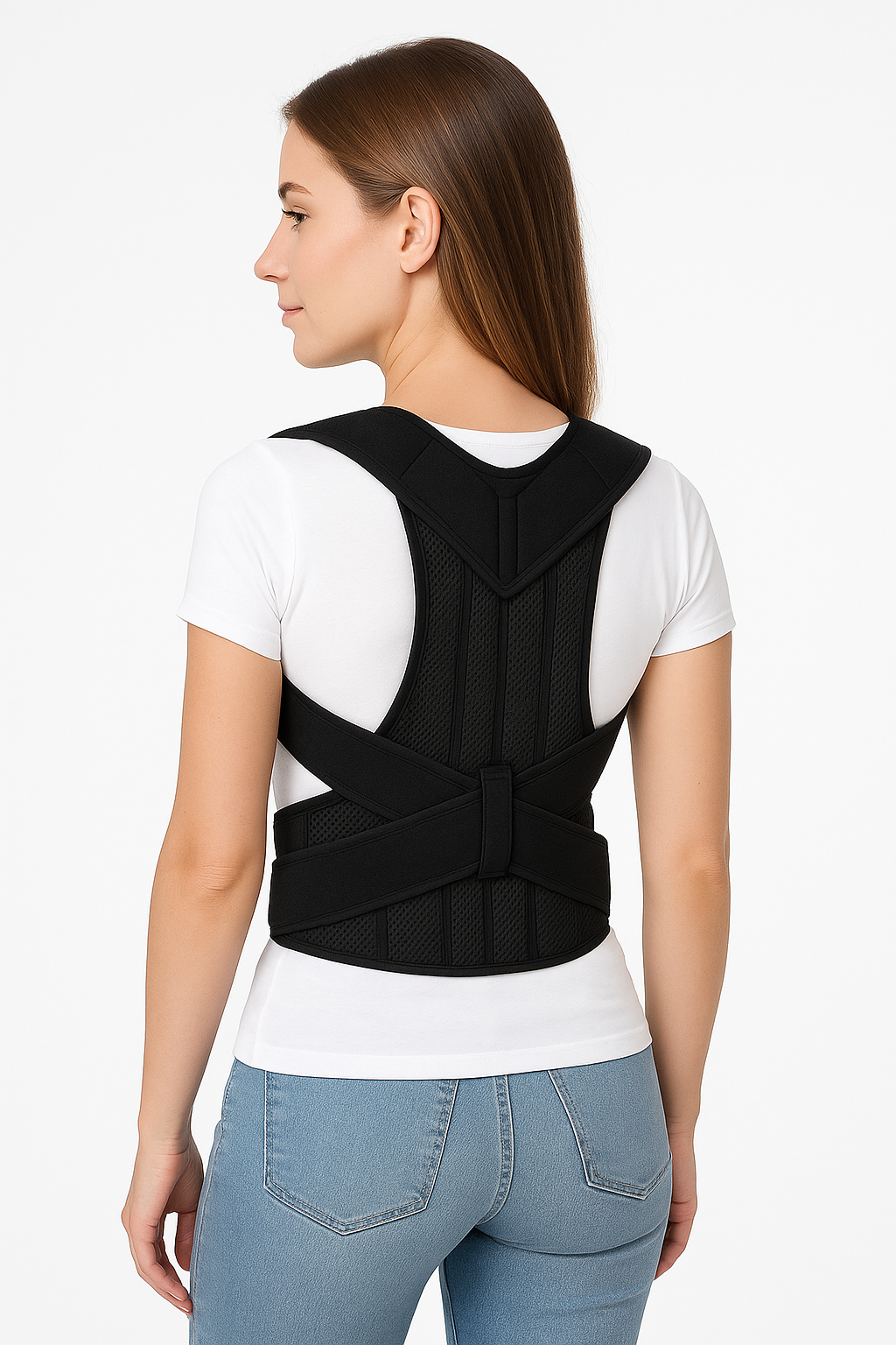 Back Posture Corrector – Adjustable Support Belt