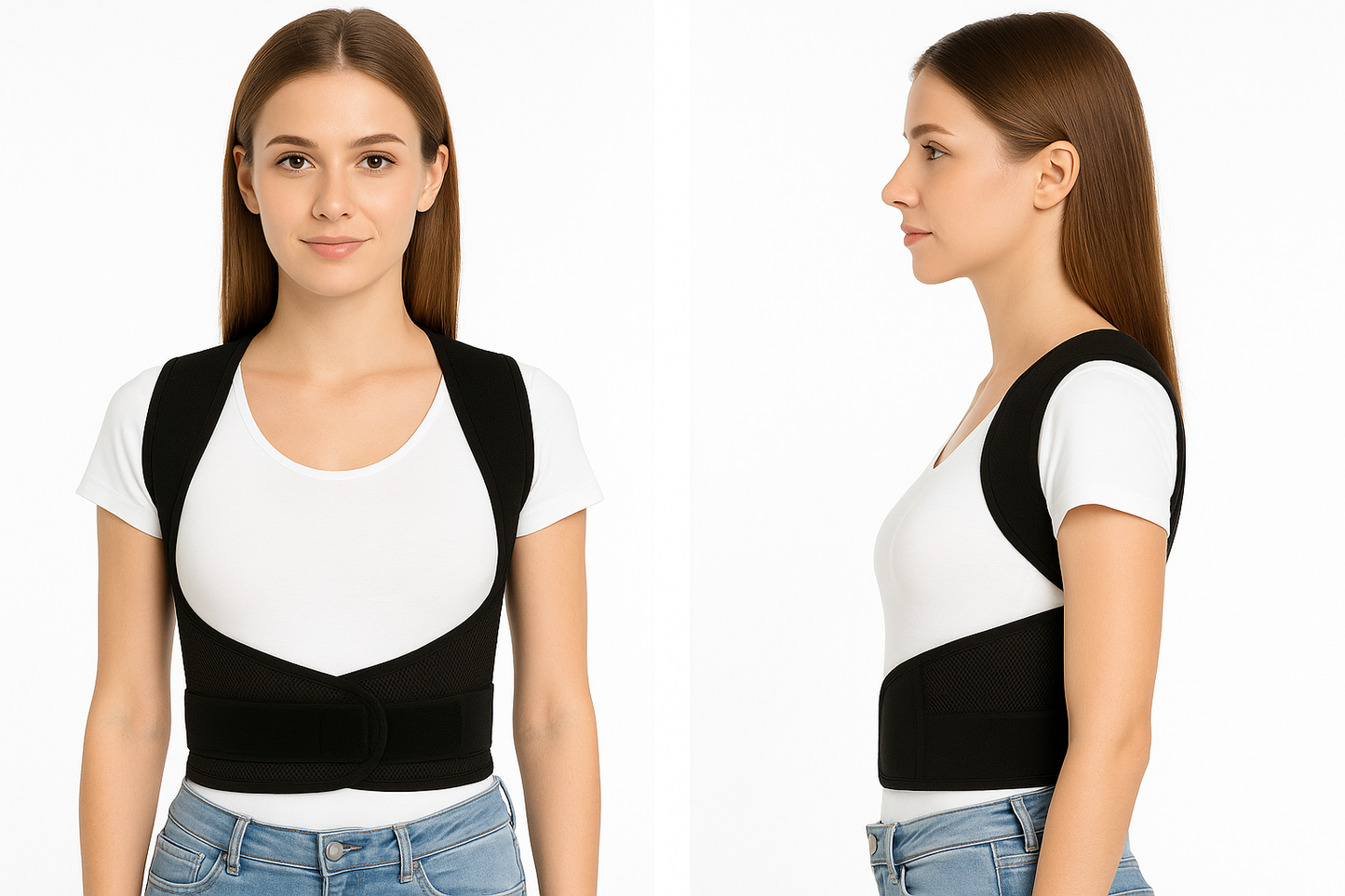 Back Posture Corrector – Adjustable Support Belt